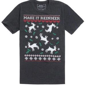 NWT Make it Reindeer Holiday T Shirt
